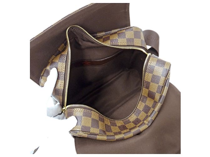 Borsa a Spalla in Tela Damier Louis Vuitton Marrone Damier ebene - vista 5