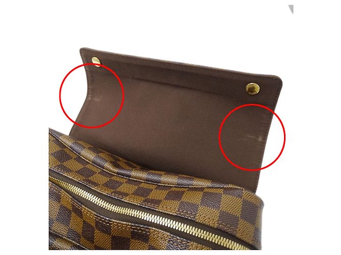 Borsa a Spalla in Tela Damier Louis Vuitton Marrone Damier ebene - vista 8