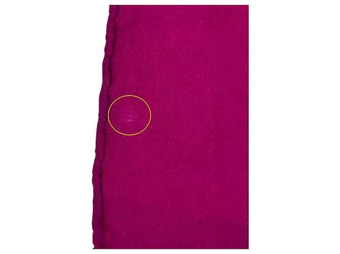 Sciarpa in seta viola Chanel Mademoiselle Porpora - vista 12