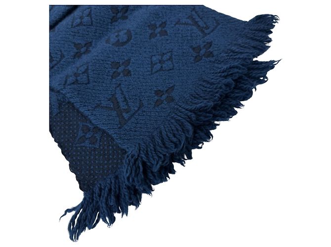 Sciarpa in Lana Louis Vuitton in Blu Marino Blu navy - vista 4