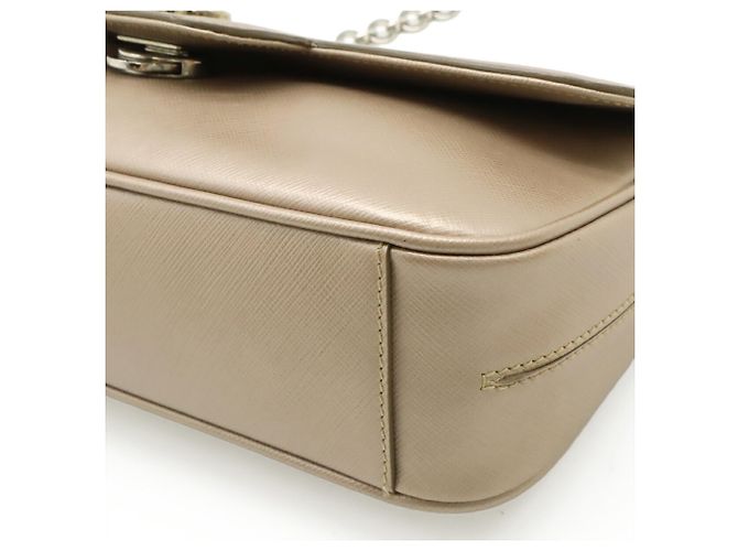 Borsa Double Gancini Salvatore Ferragamo Rosa D'oro - vista 4