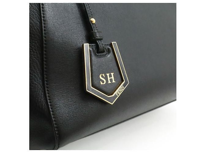 Fendi Petite 2Jours Handtasche Schwarz - Ansicht 10