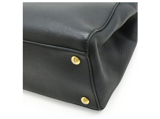 Fendi Petite 2Jours Handtasche Schwarz - Ansicht 4
