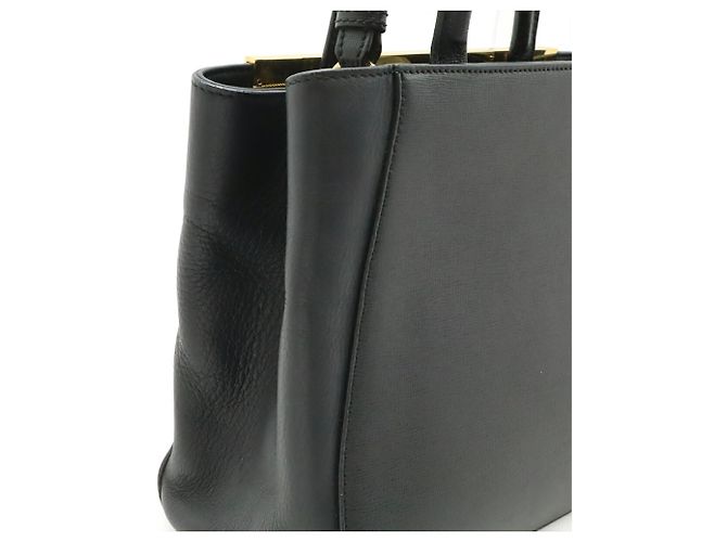 Fendi Petite 2Jours Handtasche Schwarz - Ansicht 5
