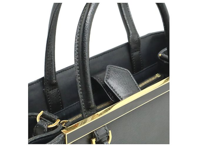 Fendi Petite 2Jours Handtasche Schwarz - Ansicht 7