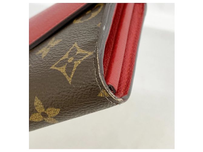 Portafoglio Lungo Pallas Monogramma Louis Vuitton Marrone Fuschia - vista 6
