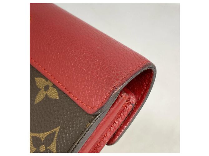 Portafoglio Lungo Pallas Monogramma Louis Vuitton Marrone Fuschia - vista 7