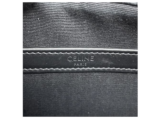 Céline Borsa a spalla orizzontale media Celine Triomphe Marrone Nero - vista 14