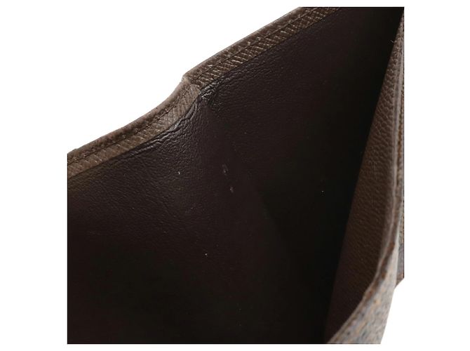 Cartera Bi-fold Marco Damier Louis Vuitton Castaño - vista 7