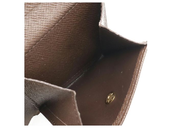 Cartera Bi-fold Marco Damier Louis Vuitton Castaño - vista 9