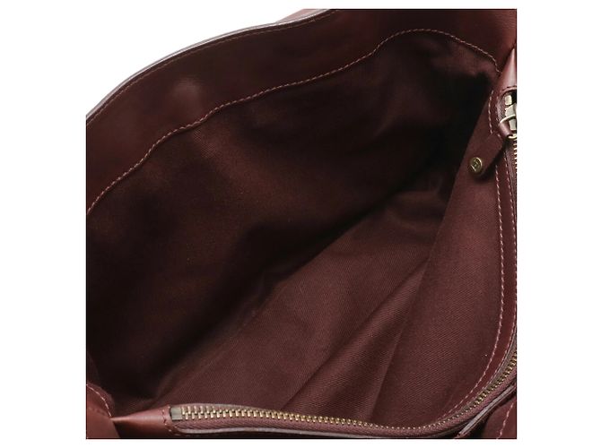 Céline Borsa a mano Celine Boogie Bag in Bordeaux Bordò - vista 7