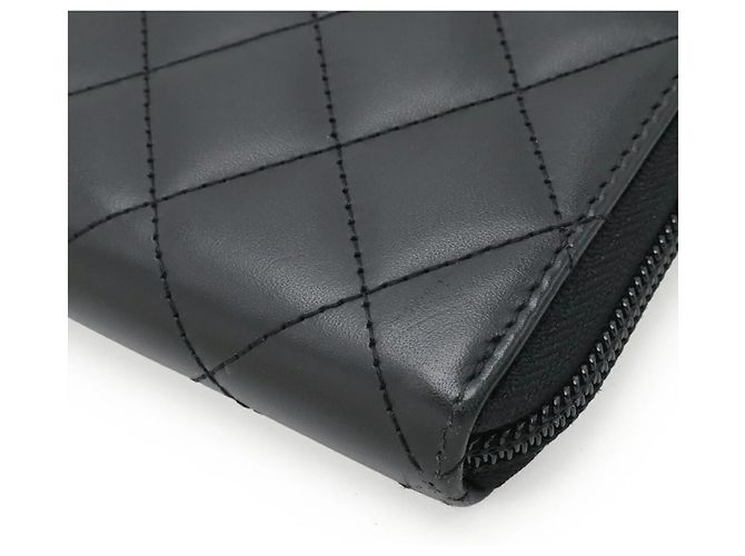 Cartera larga Chanel Cambon Line Coco Mark Negro Rosa - vista 4
