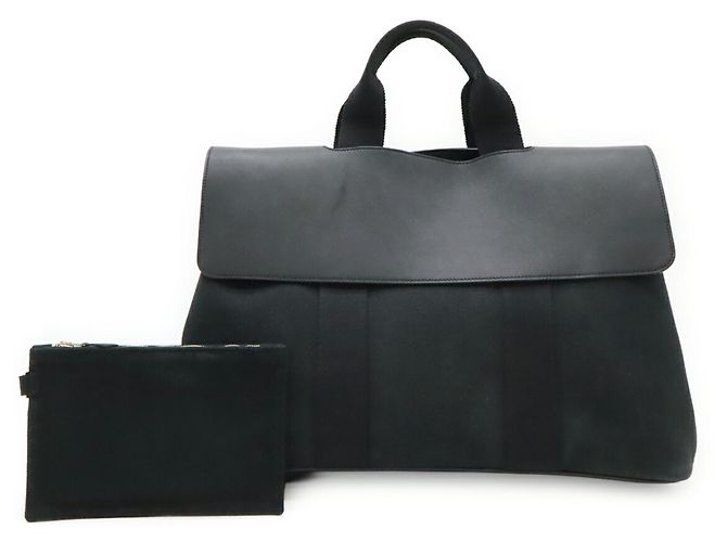 Hermès Hermes Valparaiso MM Handtasche Tote Bag Schwarz - Ansicht 2