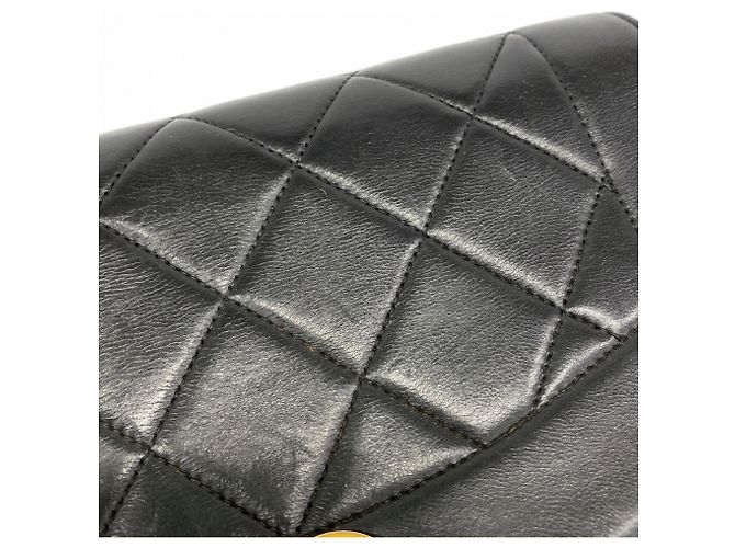 Borsa a Spalla Chanel Diana con Catena Nero - vista 10