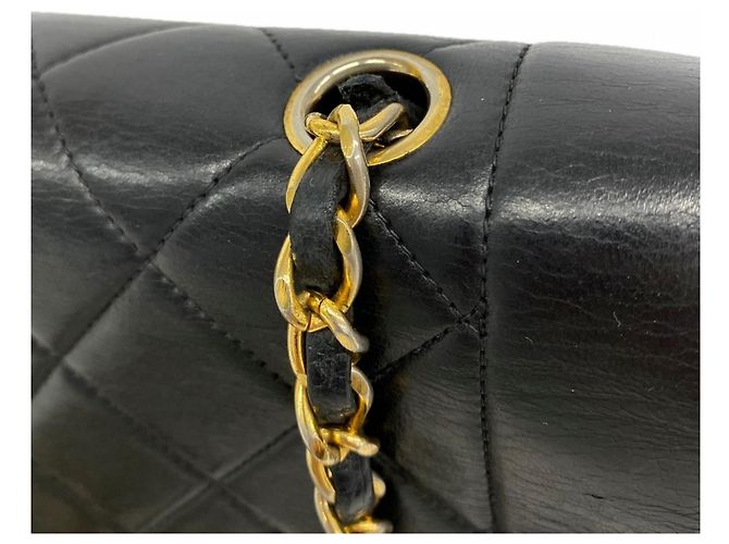 Borsa a Spalla Chanel Diana con Catena Nero - vista 8