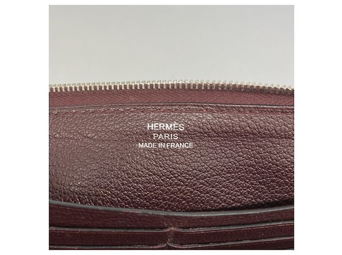 Hermès Cartera Hermes Azap Long Classic Swift Prune Ciruela - vista 4