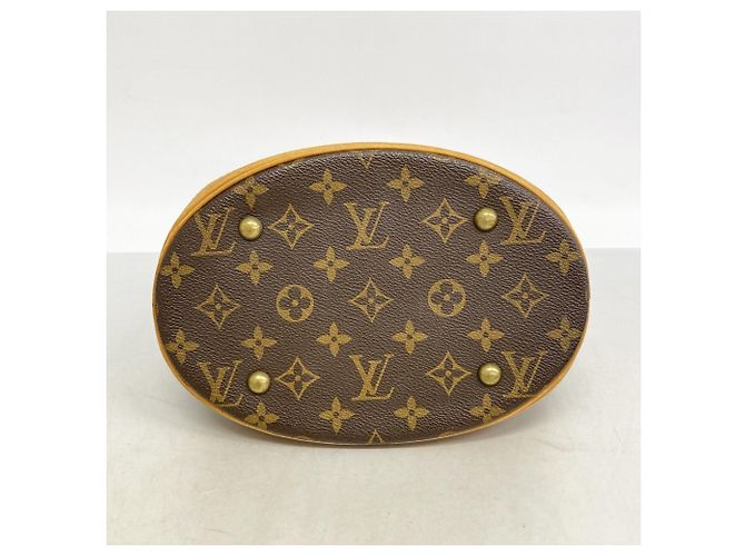 Borsa Tote Bucket PM Monogram Louis Vuitton Marrone - vista 3