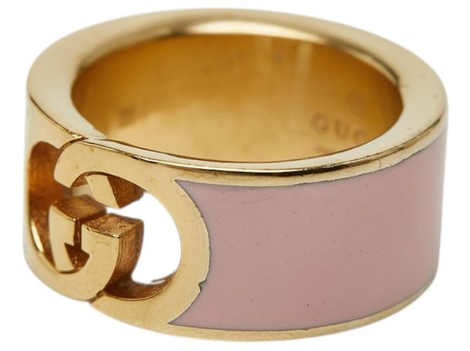 Pulsera Charm Interlocking G Gucci Rosa Dorado - vista 6