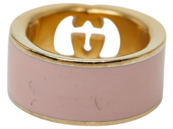 Pulsera Charm Interlocking G Gucci Rosa Dorado - vista 7