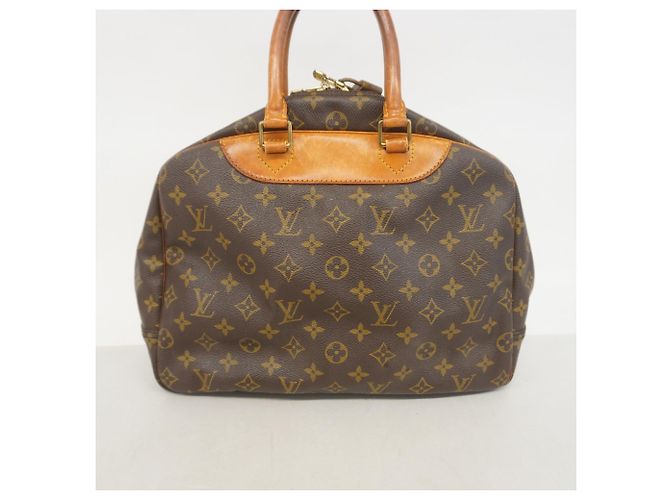Borsa Deauville Monogram Louis Vuitton Marrone - vista 12
