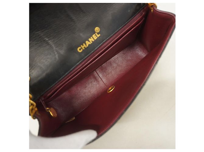 Borsa a Spalla Chanel Diana con Catena Nero - vista 4