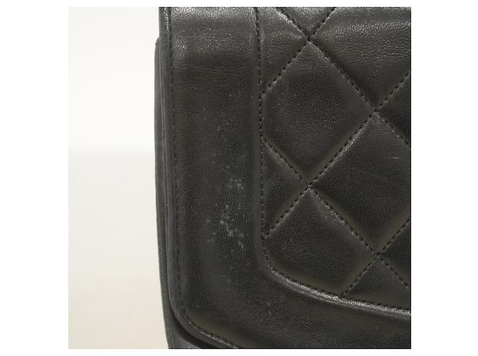 Borsa a Spalla Chanel Diana con Catena Nero - vista 7