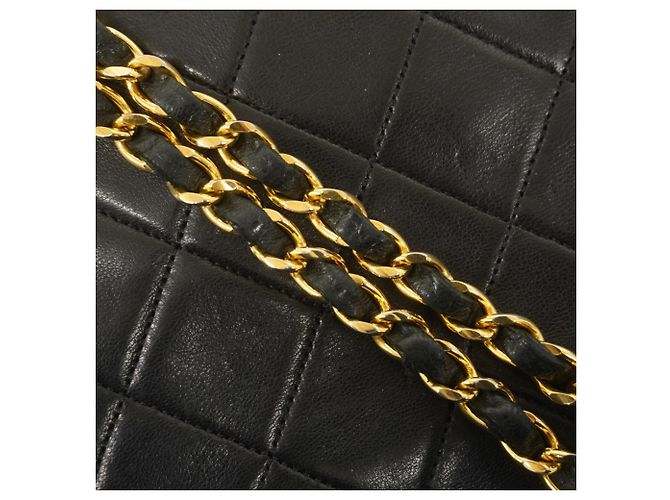 Borsa a Spalla Chanel Diana con Catena Nero - vista 8
