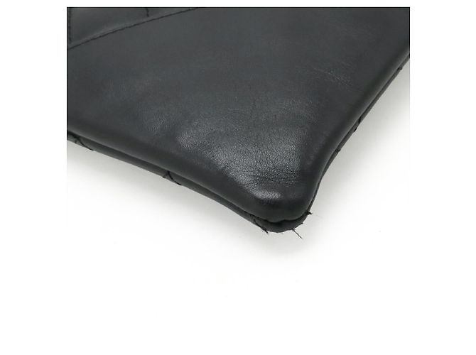 Borsa a spalla Pochette Coco Mark media della linea Cambon di Chanel Nero Bianco - vista 4