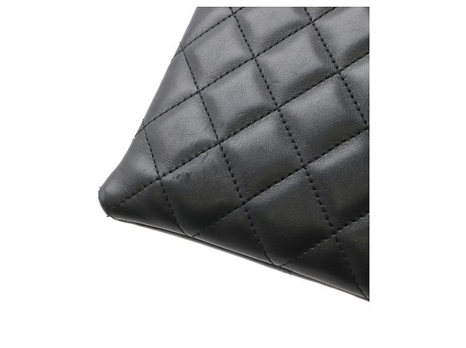 Borsa a spalla Pochette Coco Mark media della linea Cambon di Chanel Nero Bianco - vista 5