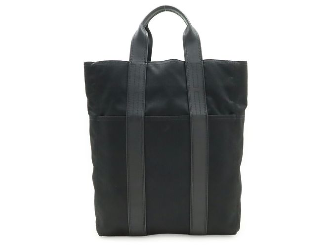 Hermès Acapulco Cabas MM Tote Bag Schwarz - Ansicht 2