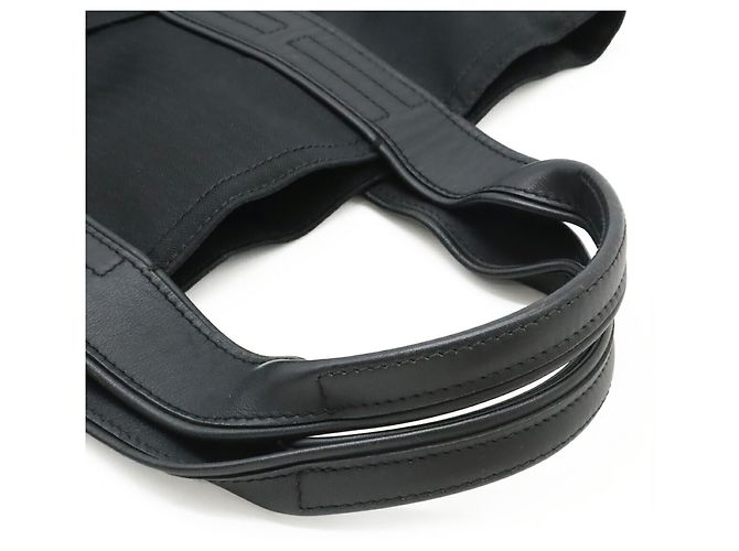 Hermès Acapulco Cabas MM Tote Bag Schwarz - Ansicht 6