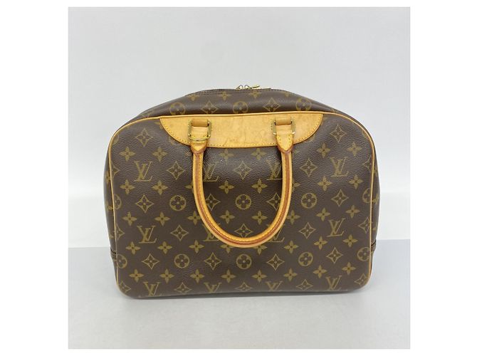 Borsa Deauville Monogram Louis Vuitton Marrone - vista 11