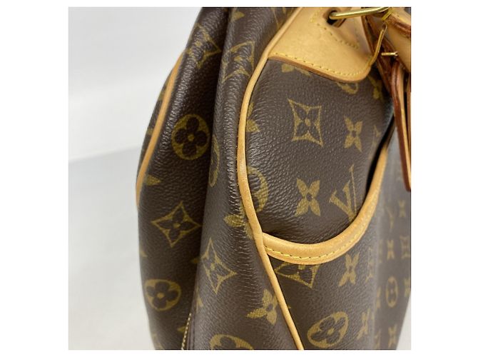 Borsa Deauville Monogram Louis Vuitton Marrone - vista 7