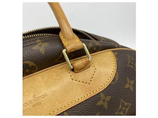 Borsa Deauville Monogram Louis Vuitton Marrone - vista 9