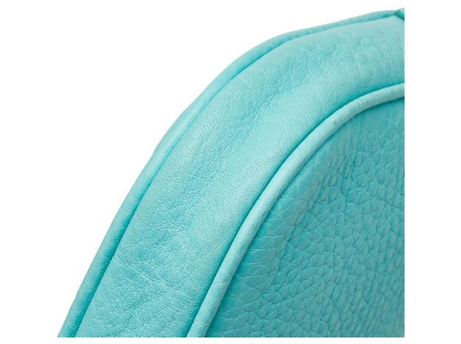 Tiffany & Co. Handtasche aus blauem Leder - Ansicht 5