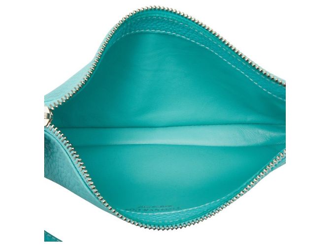 Tiffany & Co. Handtasche aus blauem Leder - Ansicht 6