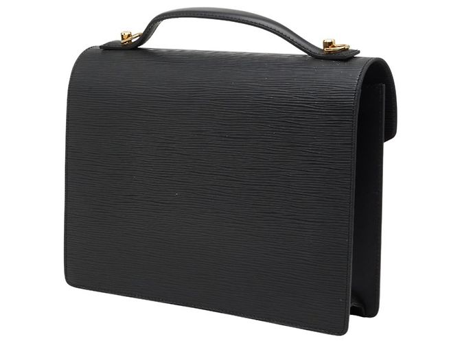 Borsa Monceau Epi Louis Vuitton Nero - vista 2