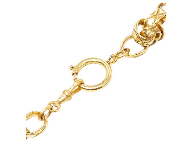 Timeless Collana a catena placcata in oro Chanel con perla artificiale D'oro - vista 7