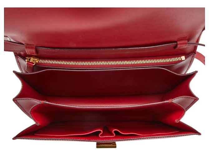 Classic Box Céline Celine Klassische Box-Handtasche Rot - Ansicht 10