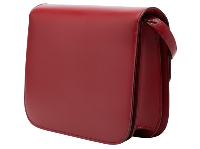 Classic Box Céline Celine Klassische Box-Handtasche Rot - Ansicht 2