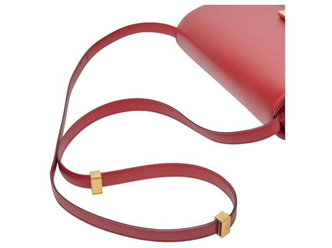 Classic Box Céline Celine Klassische Box-Handtasche Rot - Ansicht 4