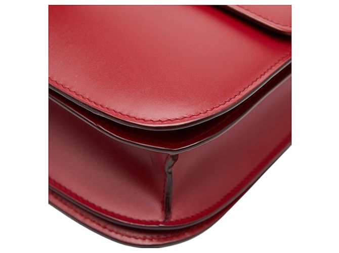 Classic Box Céline Celine Klassische Box-Handtasche Rot - Ansicht 5