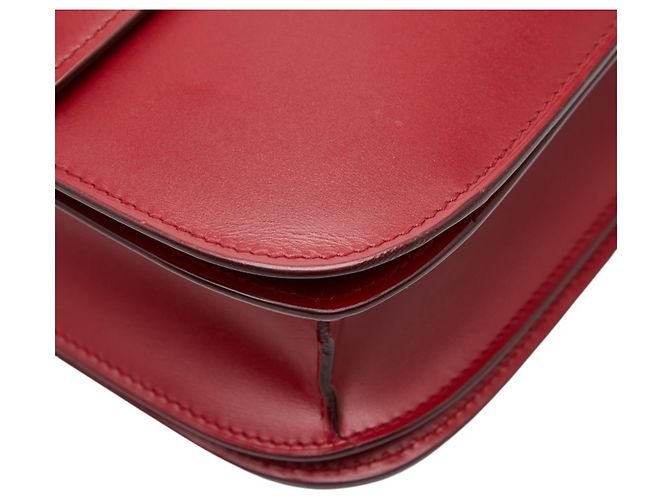 Classic Box Céline Celine Klassische Box-Handtasche Rot - Ansicht 6
