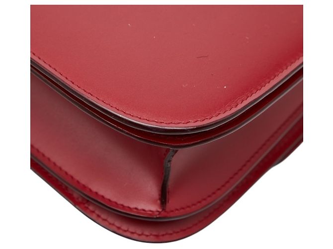 Classic Box Céline Celine Klassische Box-Handtasche Rot - Ansicht 7