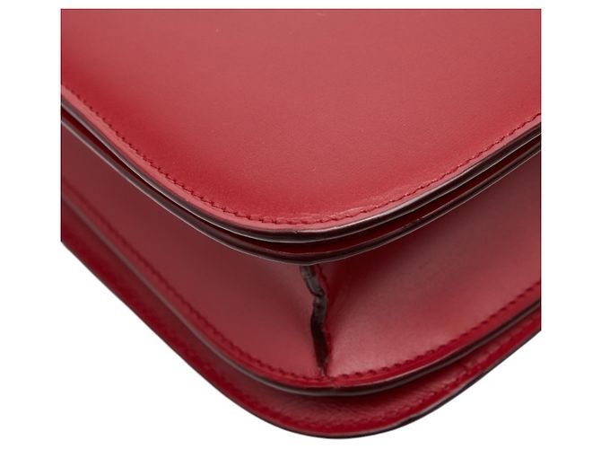 Classic Box Céline Celine Klassische Box-Handtasche Rot - Ansicht 8