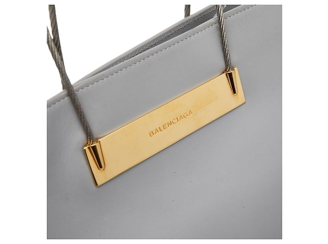 Bolsa tote cinza Balenciaga Marrom - vista 6