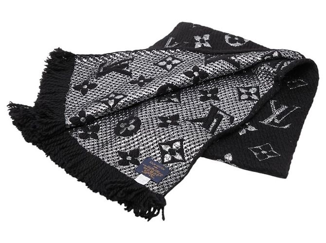 Sciarpa Logomania Shine Louis Vuitton Nero - vista 2