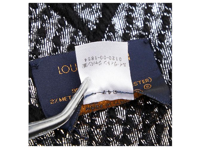 Sciarpa Logomania Shine Louis Vuitton Nero - vista 4