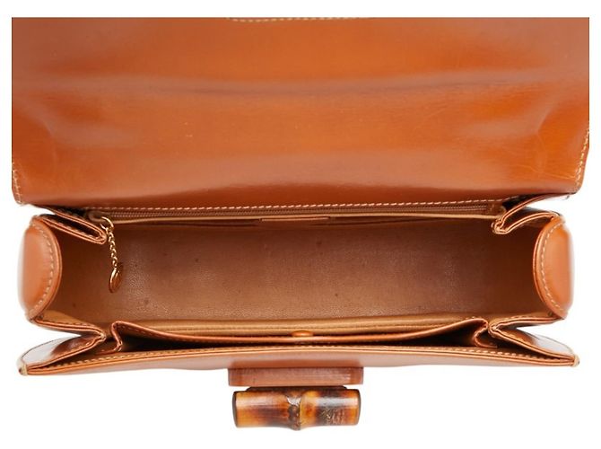 Borsa Old Bamboo di Gucci Marrone - vista 9