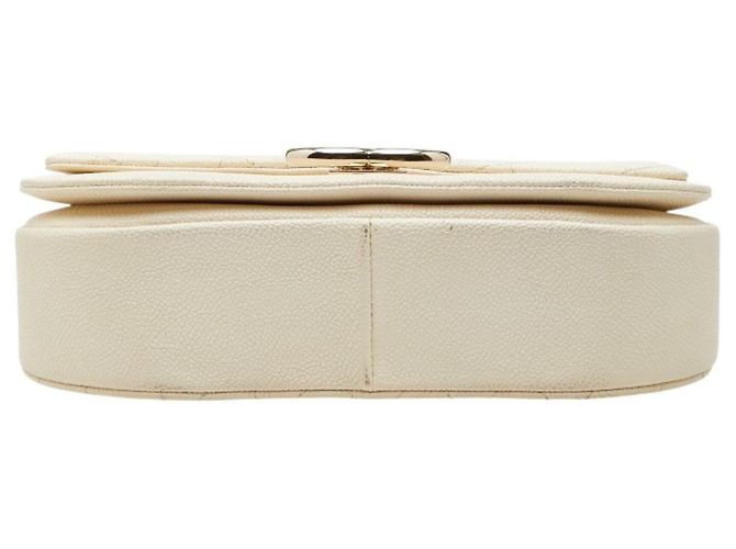 Borsa a spalla con manico a catena Coco Mark Matelassé di Chanel Beige - vista 3